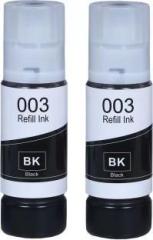 Tequo 003/001 Ink Compatible For Epson L3100 L3110 L3150 L1110 L4150 L6170 L4160 L6190 Black Twin Pack Ink Bottle