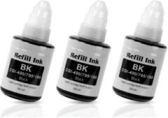 Tequo 790 Refill Ink for Canon G1000 G2000 G2002 G2010 G2012 G3000 G4010 Pack Of 3 Black Ink Bottle