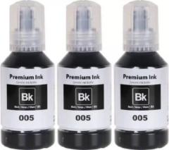 Tequo Refill Ink 005 Black Pack 3 For Epson Ink Printers Black Ink Bottle