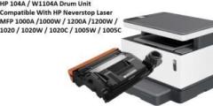 Vavia 104A Drum Unit with HP Neverstop Laser MFP 1000a, 1000w, 1200a, 1200w Black Ink Toner