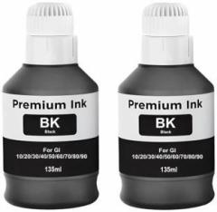 Verena G6070 GI 70 Pack Of 2 Black Ink Bottle