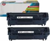 Vevo Toner Cartridge 12a compatible for laser jet m 1005mfp, 1020 plus, m1319, 1022nw Black Ink Toner