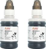 Vms Professional Black Refill Ink For HP, EPSON And All Inkjet Printers 100 ML Black Ink Cartridge