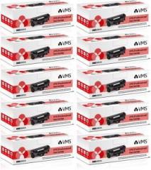 Vms Refillable Toner Cartridge 3312 12A/Q2612A Pack Of 10 Black Ink Toner