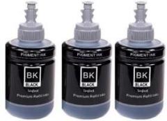 Zokio Refill Ink 774 Black Pack 3 For Epson Ink Printers Black Ink Bottle