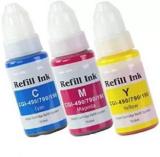 Zokio Refill Ink For Canon Gi790 For G1000 G1010 G2000 G2002 G2010 G2012 G3000 G3010 Tri Color Ink Bottle