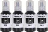 Zokio 005 Ink Pack 4 For Epson M3140, M3170, M1120, M1140, M1180, M2140, M2170 Printers Black Ink Bottle