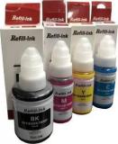 Zokio 790 Refill Ink For G3000 G1010 G2000 G1100 G2002 G2010 G2012 G4010 Printers Black + Tri Color Combo Pack Ink Bottle