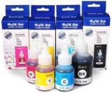 Zokio BT 5000Y/6000BK Ink Set For DCP T300, T500W, T700W, T800W Black + Tri Color Combo Pack Ink Bottle