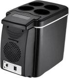 6l UJEAVETTE 6 Litres Mini Car Electric Cooler Warmer Portable 12V Refrigerator