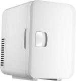 6l USB Personal Makeup Cooler Warmer Beverage Versatile Refrigerator (White)