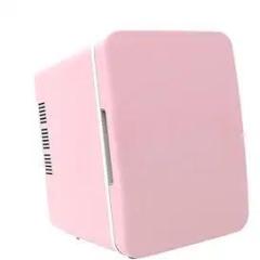 Atorse 4 Litres Mini Fridge Multipurpose Beverage Refrigerator Cooler For Divers Dorm Rvs Pink