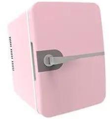 Atorse 6 Litres Mini Fridge /8 Can Small Refrigerator Compact Refrigerator For Office Car Pink