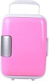 Calandis 8 Litres Mini Fridge Car Refrigerators Portable Ac/Dc Powered Cooler Pink