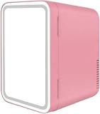 Calandis 8 Litres Mini Makeup Fridge Portable Dorm Room Beauty Refrigerator Pink