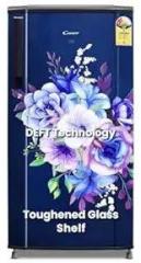 Candy 175 Litres 2 Star Marine Arden Direct Cool Single Door Refrigerator With Floral Design Toughened Glass Shelves