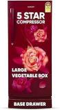 Candy 190 Litres 5 Star Red Rose Direct Cool Single Door Refrigerator Flower Design With Base Stand Drawer