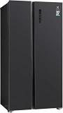 Electrolux 545 Litres Frost Free Inverter Side By Side Door Refrigerator, TasteLock Technology, Multidoor Flexibility, Matte Black Steel, UltimateTaste 700, ESE5401A B