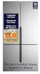 Electrolux 634 Litres Frost Free Side By Side French Door Refrigerator, GreenZone Technology, Inverter Compressor, EvenTemp, Brush Neutral Steel, UltimateTaste 700, EQE5600B S