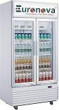 Euronova 700 Litres Double Door Glass Door Vertical Visi Cooler