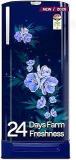 Godrej 180 Litres 4 Star RD EDGENEO 207D TDF MP BL | Turbo Cooling Technology | 24 Days Farm Freshness | Base Drawer | Toughened Glass Shelves | Direct Cool Single Door Refrigerator