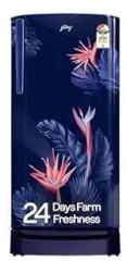 Godrej 183 Litres 3 Star RD R190C THF FR BL | Toughened Glass Shelves | 24 Day Farm Freshness | Jumbo Vegetable Tray | Turbo Cooling Technology | Direct Cool Single Door Refrigerator