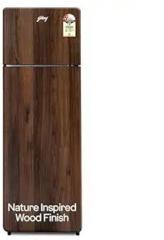 Godrej 272 Litres 2Star RT EONVOGUE 310B RI WT WD Wood Finish Scratch Stain Water Resistant 95%+ Food Surface Disinfection 30 Days Farm Freshness Frost Free Inverter Double Door Refrigerator