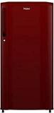 Haier 170 Litres 2 Star HRD 1702SR E Direct Cool Single Door Burgundy Red Refrigerator