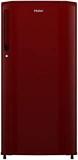 Haier 181 Litres 2 Star Direct Cool HRD 1812BBR E Single Door Refrigerator, Burgundy Red