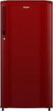 Haier 190 Litres 2 Star Burgundy Red Direct Cool Single Door Refrigerator