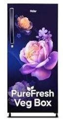 Haier 190 Litres 2 Star HED 202MN P Direct Cool Single Door Refrigerator | Large Veg Box|Fast Ice Making | Longer Cooling Retention | Easy Clean Back