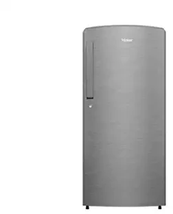 Haier 192 Litres 2 Star Brushline Silver 2020 Direct Cool Single Door Refrigerator, Large Vegetable Box, Toughened Glass Shelves