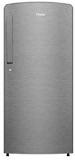 Haier 192 Litres 2 Star Brushline Silver 2020 Direct Cool Single Door Refrigerator, Large Vegetable Box, Toughened Glass Shelves