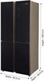 Haier 531 Litres HRB 550KG Inverter Frost Free Side By Side Refrigerator