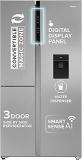 Haier 592 Litres 3Star HRT 683WISU1 3 Door Water Dispenser Side By Side Frost Free Refrigerator|Convertible|Wi Fi|Inverter|Digital Display Panel|Deo Fresh Technology