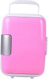 Heavenglow 4 Litres Portable Car Cooler Warmer Compact Fruit AC/DC Powered Travel Refrigerator (Pink)