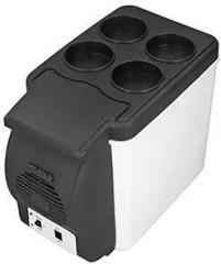 Hot 6 Litres And Cold Refrigerator, 12V Car Refrigerator Low Power Consumption Hot Cold Dual Purpose PVC Material Large Capacity 37W 12V For Cosmetics For