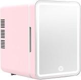 Ilsmysutra 4 Litres Mini Small Fridge With Light Mini Refrigerator For Dorm Room Home Bedroom Pink | Major Appliances | Refrigerators & Freezers | Mini Fridges