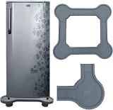 Kakumanu 292 Litres Heavy Duty Refrigerator Stand Suitable For All Brand Single Door/Double Door Refrigerators, 150 Grey Color