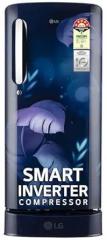 Lg 185 Litres 5 Star, GL D201ABIU.BBIZEBN, Smart Inverter Compressor, Direct Cool Single Door Refrigerator