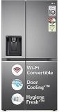 Lg 630 Litres 3 Star GL L257CPZ3 Frost Free Smart Inverter Wi Fi Double Door Side By Side Refrigerator