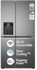 Lg 630 Litres 3 Star GL L257CPZ3 Frost Free Smart Inverter Wi Fi Double Door Side By Side Refrigerator