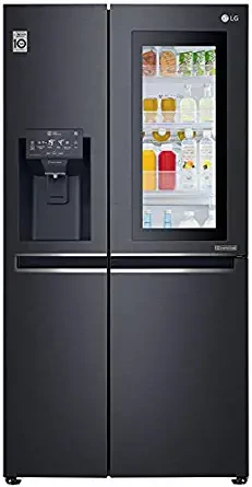 Lg 668 Litres GC X247CQAV InstaView Door in Door Wi Fi Inverter Linear Frost Free Side By Side Refrigerator