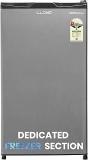 Lloyd 92 Litres 1 Star Metallic Dedicated Section Big Bottle StorageFull Vegetable Box Direct Cool Single Door Refrigerator (Grey)
