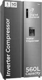 Midea MDRS704FGF46 Side By Side Refrigerator 560 L Inverter Compressor Water Dispenser