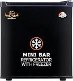 Power 47 Litres 2 Star Guard Black Steel Mini Refrigerator With Freezer, Direct Cool Technology, Single Door Design, Compact Size Ideal For Home, Office, And Dorm Rooms
