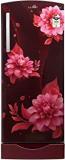 Sakshi 225 Litres 2 Star Enterprises Single Door Refrigerator, Begonia Wine