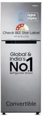 Samsung 236 Litres 3 Star, RT28C3733S8/HL, Convertible, Digital Inverter With Display Frost Free Double Door Refrigerator