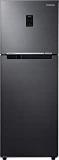 Samsung 253 Litres 3 Star Black VCM Inverter Frost Free Double Door Refrigerator RT28T3743BS/HL, Black Inox