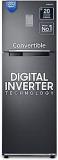 Samsung 256 Litres 3 Star RT30C3733BX/HL Convertible Digital Inverter With Display Frost Free Double Door Refrigerator